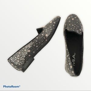 ✨MIA Sequin Flats NWOT Size 6.5